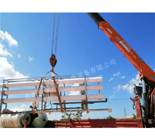 大型反滲透設備安裝現場